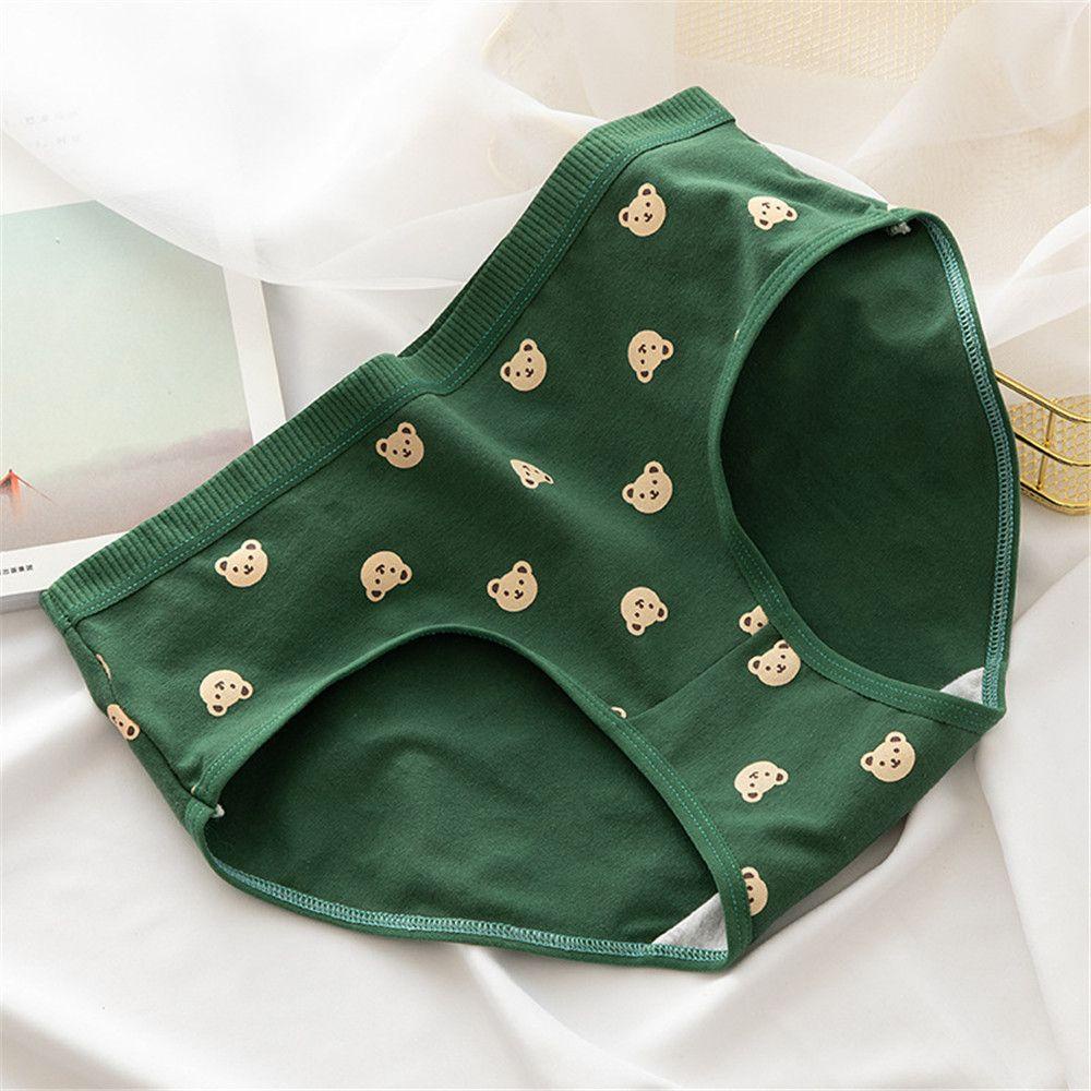 LEILY Quần Lót Cotton Co Dãn Tốt Dùng Làm Quà Tặng Cho Bé Gái
