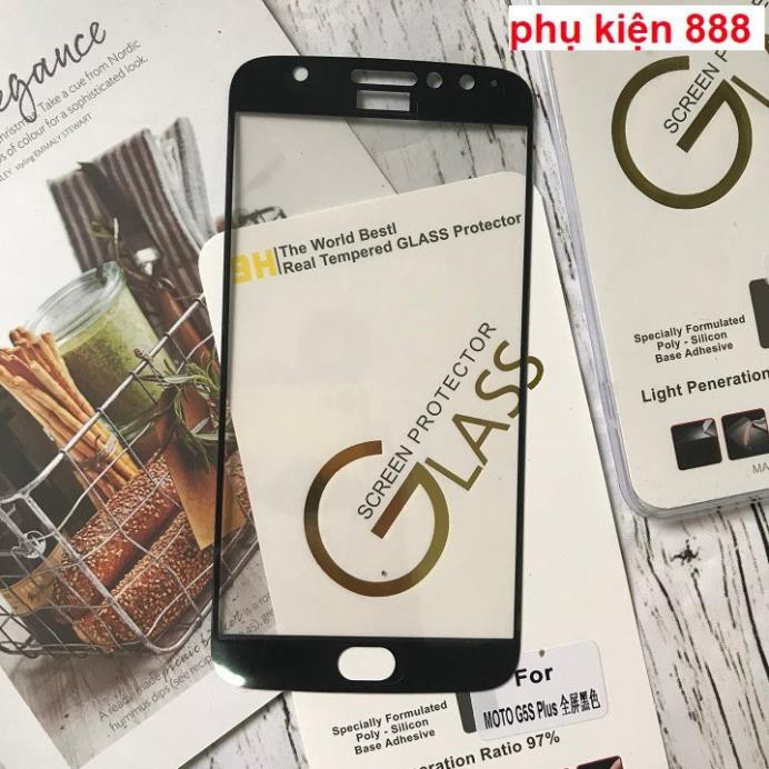 Miếng dán kính cường lực Motorola Moto G5S Plus Full màn Glass - CL311