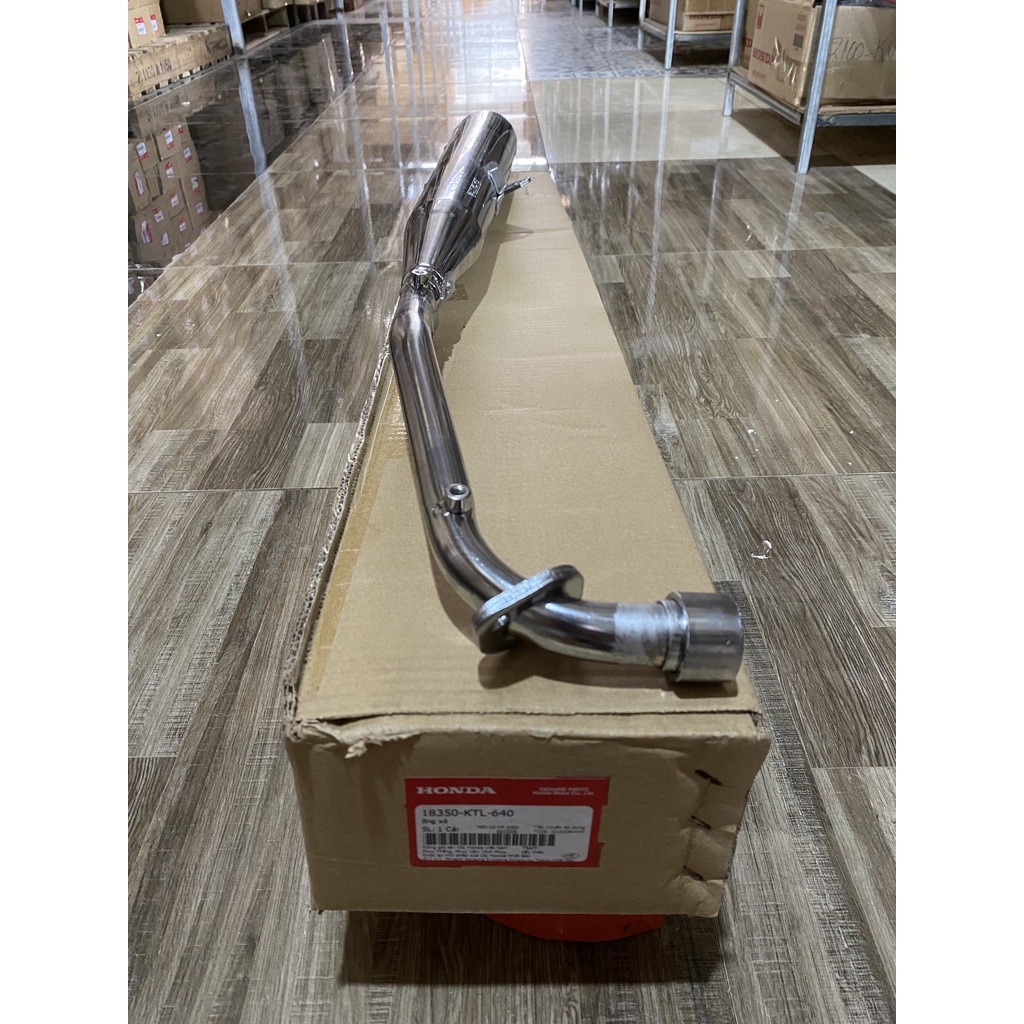 Ống xả - Bô HONDA WAVE RS100, S100, A100 "Không tai".