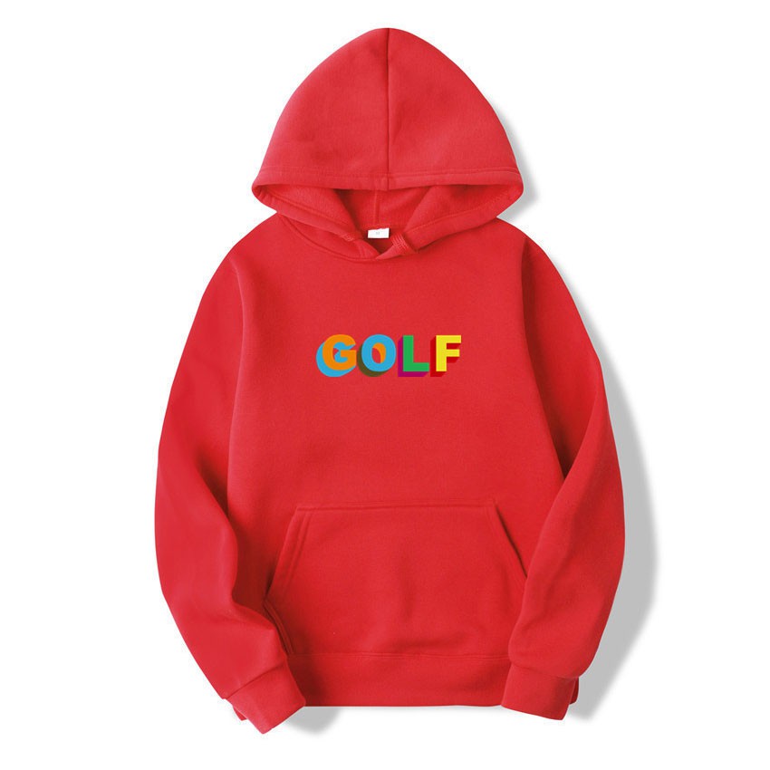 Áo hoodie in chữ Golf phong cách thể thao sáng tạo cho nam và nữ HUQISHA