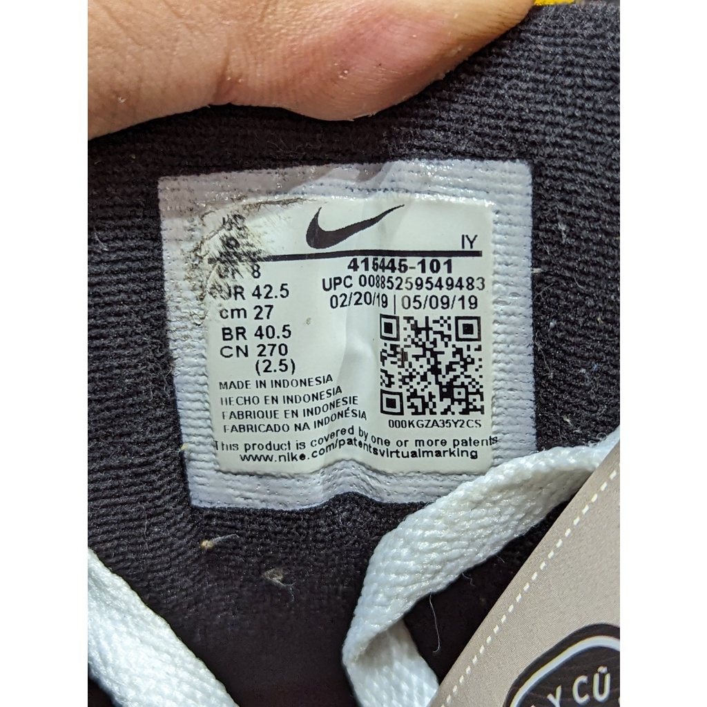 Giày 2hand Nike Air Monarch IV 'White Black Red' 415445-101 - Giày Cũ Sài Gòn 443