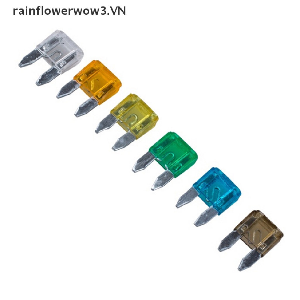 Set 60 Cầu Chì Lưỡi Mini 5A 10A 15A 20A 25 / 30A Chuyên Dụng Cho Xe Hơi / Xe Tải
