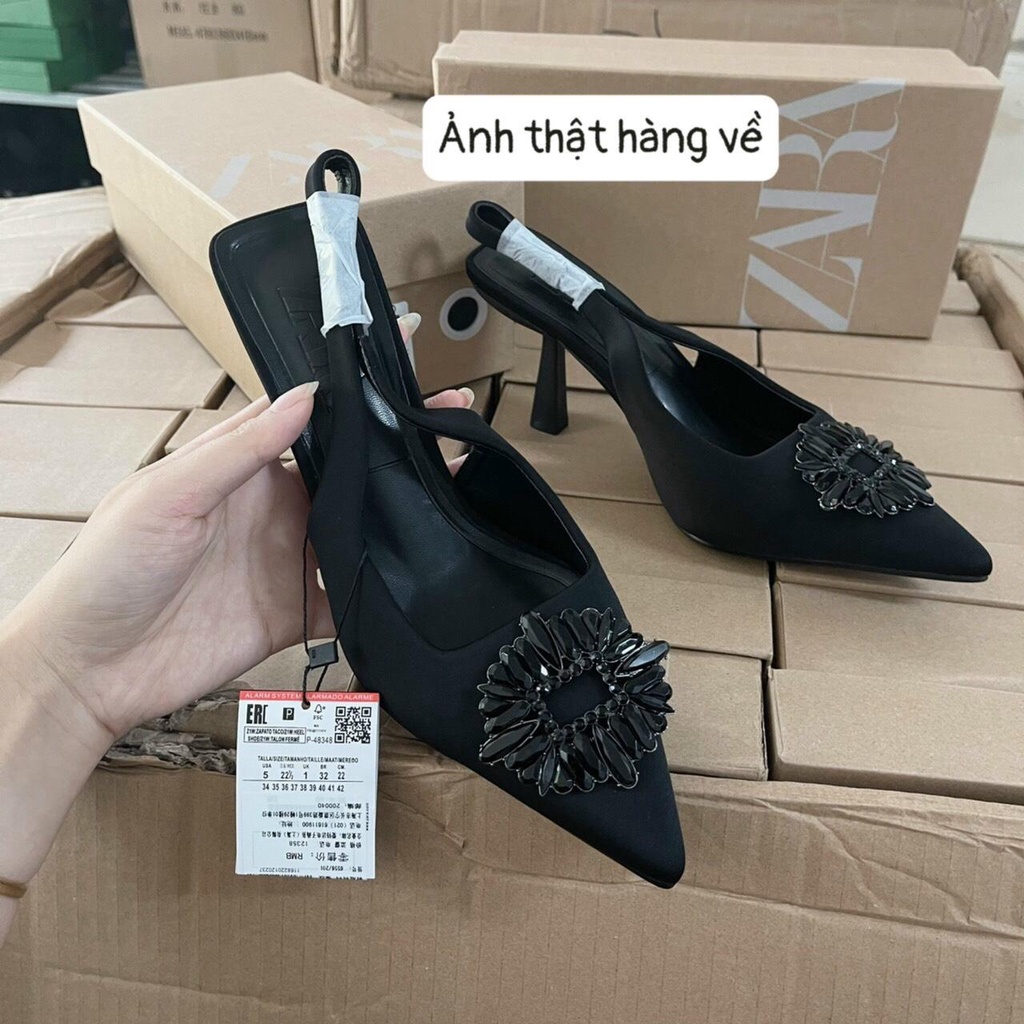 Guốc zaza đen