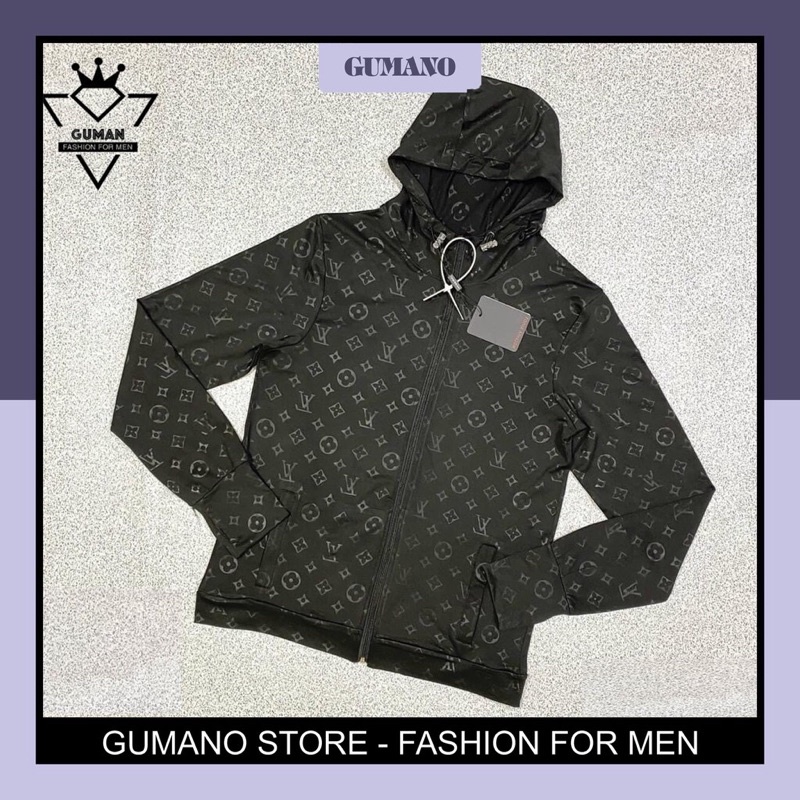 Áo chống nắn nam nữ in lv và dập vân chất kim cương thông hơi mềm mát thoáng khí