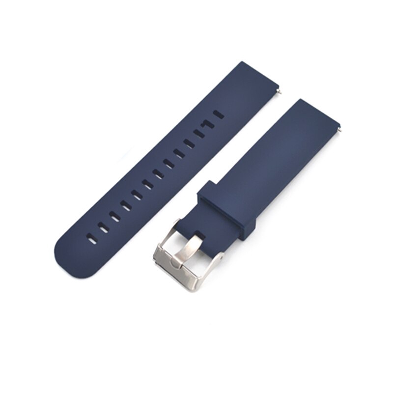 Dây Đeo Silicon 22mm 20mm Cho Đồng Hồ Thông Minh Samsung Gear S3 S2 Thể Thao Frontier Classic Huami Amazfit Bip 1S U