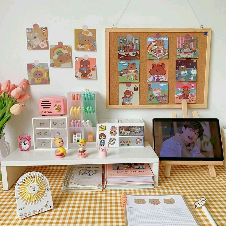Bảng ghim gỗ bần, ghim tài liệu decor tiện dụng