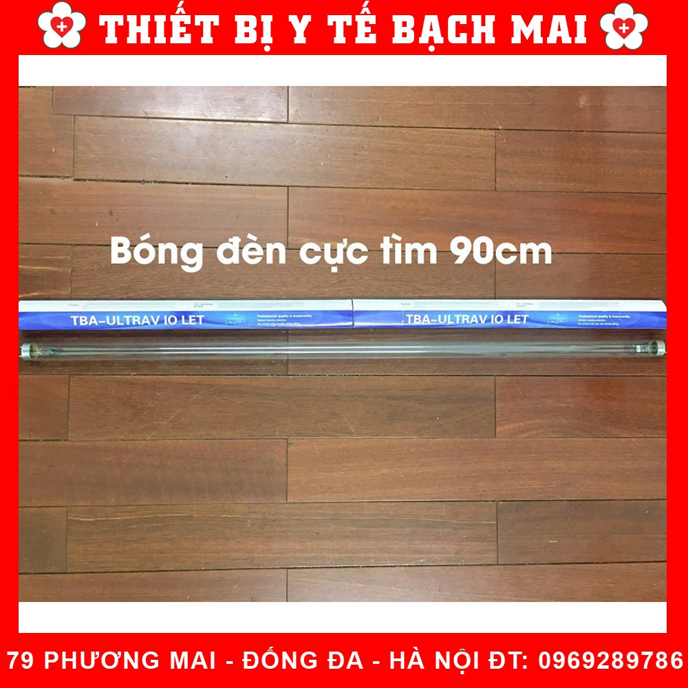 [COMBO Máng + Bóng UV 90cm ] Đèn Cực Tím Diệt Khuẩn Không Khí Inox Việt Nam
