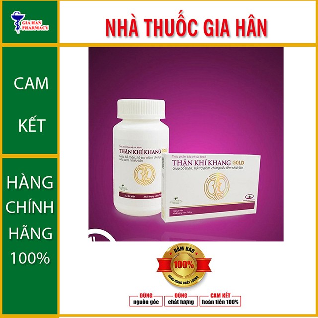 Thận Khí Khang Gold - Giúp Bổ Thận &amp; Hộ Trợ Giảm Chứng Tiểu Đêm Nhiều Lần