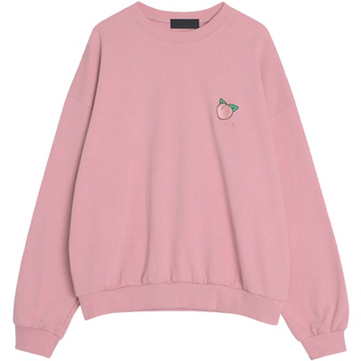 Áo Sweater Unisex Nỉ Bông Loại 1Thêu Trái Cây