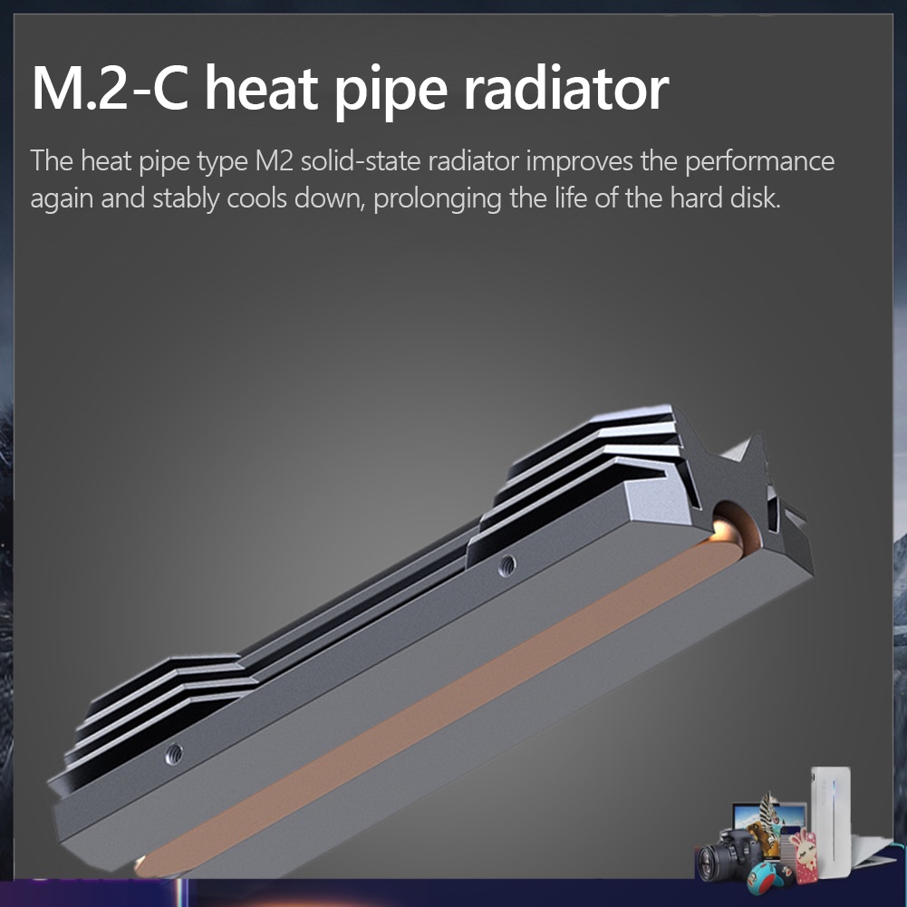 Tấm tản nhiệt bằng nhôm M.2 2280 NVME | BigBuy360 - bigbuy360.vn
