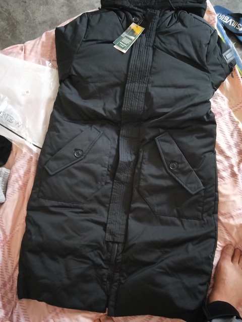 Áo phao dáng dài cho nam hàng QCCC loại mũ ko lông | BigBuy360 - bigbuy360.vn