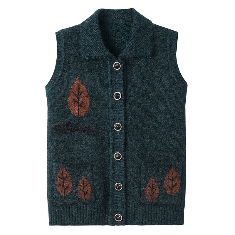 Áo gile len trung niên cho bà, mẹ