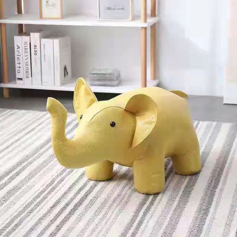 Ghế Đôn Hình Thú Cho Bé Chân Gỗ Siêu Xinh, Ghế Ngồi Cho Bé Hình Con Vật Đáng Yêu