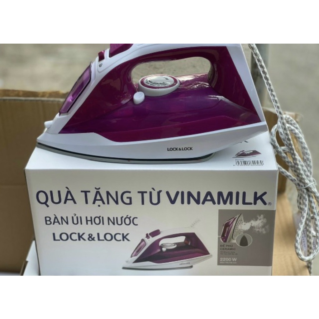 BÀN ỦI HƠI NƯỚC LOCK&amp;LOCK QUÀ TẶNG SỮA VINAMILK