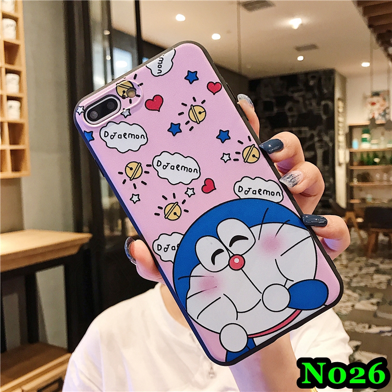 Ốp điện thoại TPU mềm in hình Doraemon xinh xắn cho Samsung A7 2018 J7 Pro J7 J2 Prime HD07