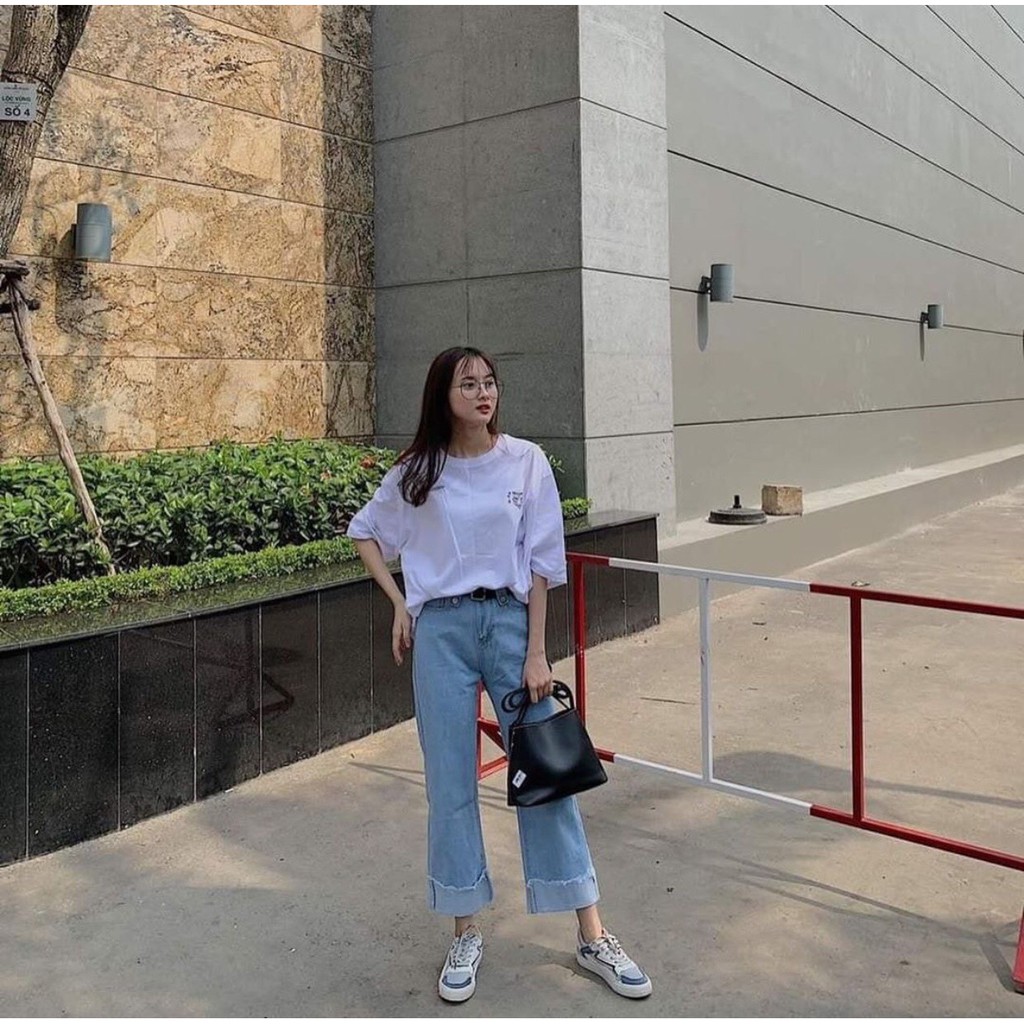 [ KHÔNG THỂ BỎ LỠ] QUẦN JEAN ỐNG RỘNG NỮ CAO CẤP BABO GẬP GÂU CỰC HOT CỰC CÁ TÍNH-NL23022058