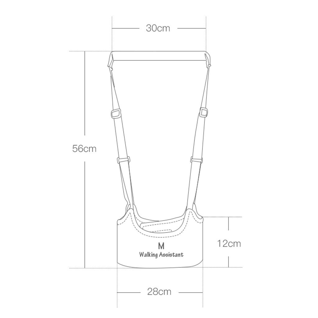 Dây đai tập đi ôm ngực cho bé, an toàn bền đẹp - Hàng Chất Lượng