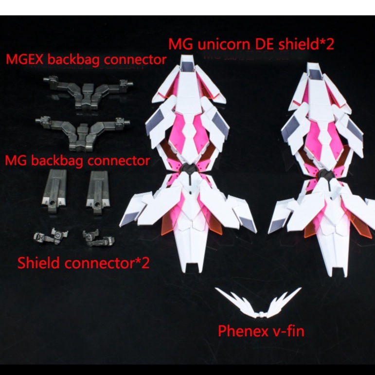 EW MG 1 / 100 Unicorn Banshee FA Full Armor Unicorn DE Shield (Pre-Paint) Không có bộ dụng cụ