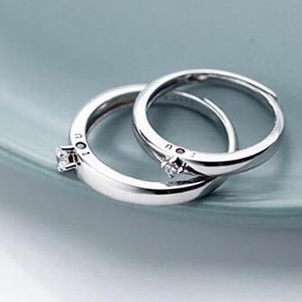[Freesize] Nhẫn Đôi Nam/ Nữ Bạc 925 Cao Cấp ERASHOP 000725 - I Love You Khắc Chìm Tinh Tế, Đơn Giản Siêu Rẻ Đẹp
