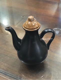Bình Ấm rót mắm men đen gốm sứ Bát Tràng