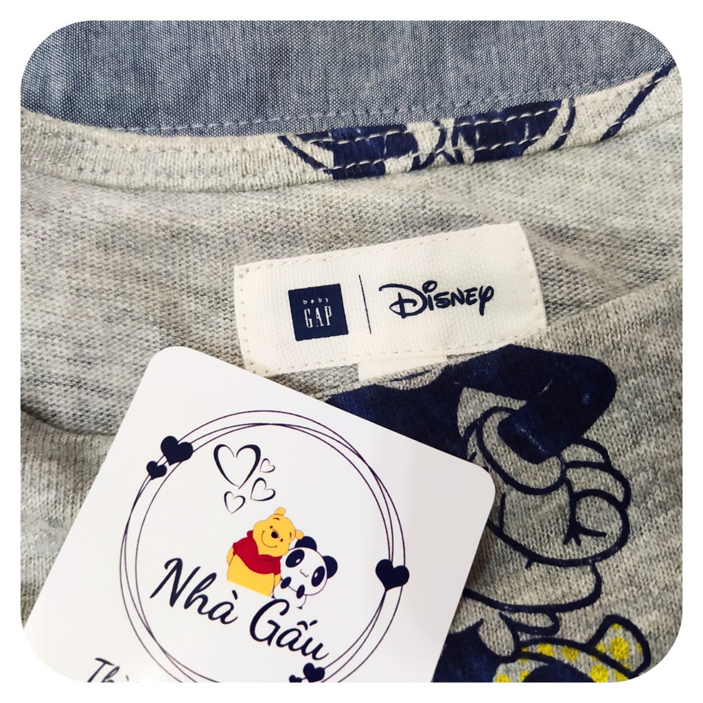 Đầm màu xám hình chuột Mickey cho bé gái NG0220