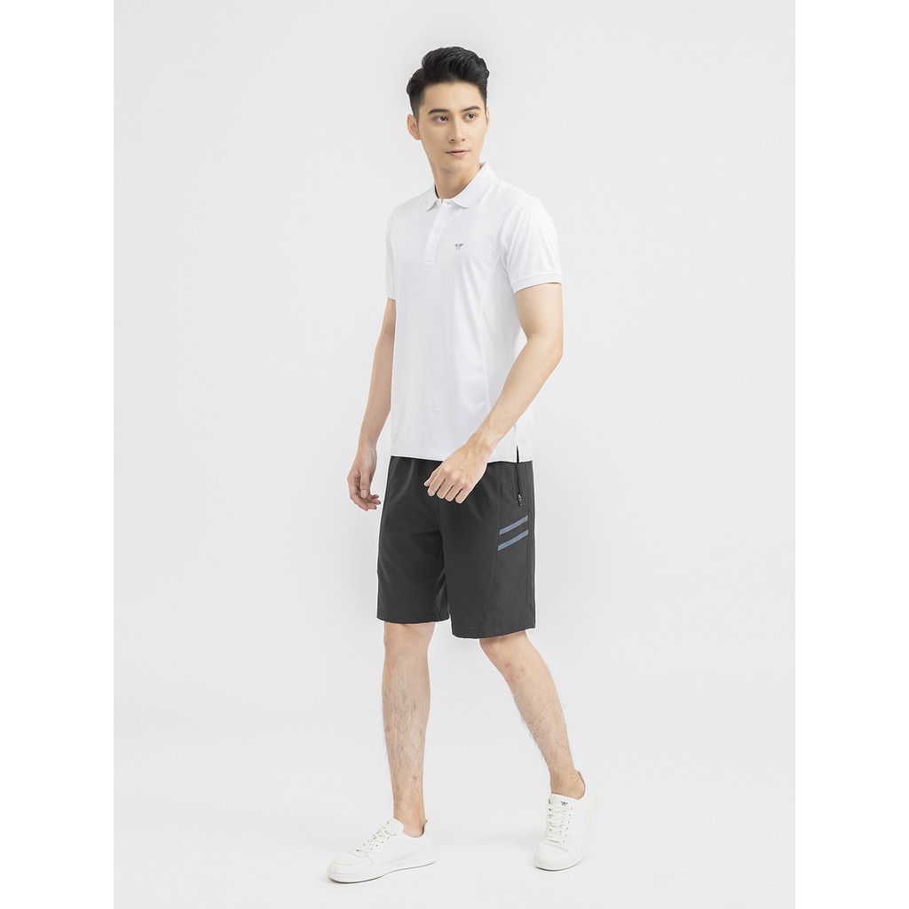 Áo thun nam có cổ ARISTINO phối vải dệt lưới tinh tế - APS030S1