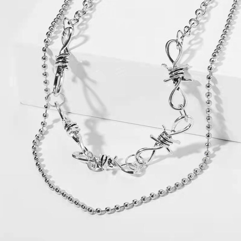 Dây Xích Bằng Hợp Kim Hai Lớp Trang Trí Quần Dài Phong Cách Punk Hiphop