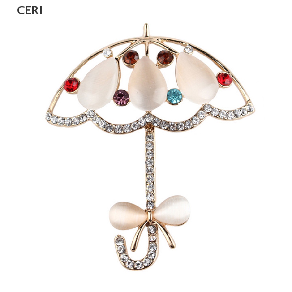 Ghim Cài Áo Hình Cây Dù Hoạt Hình Tráng Men Thời Trang