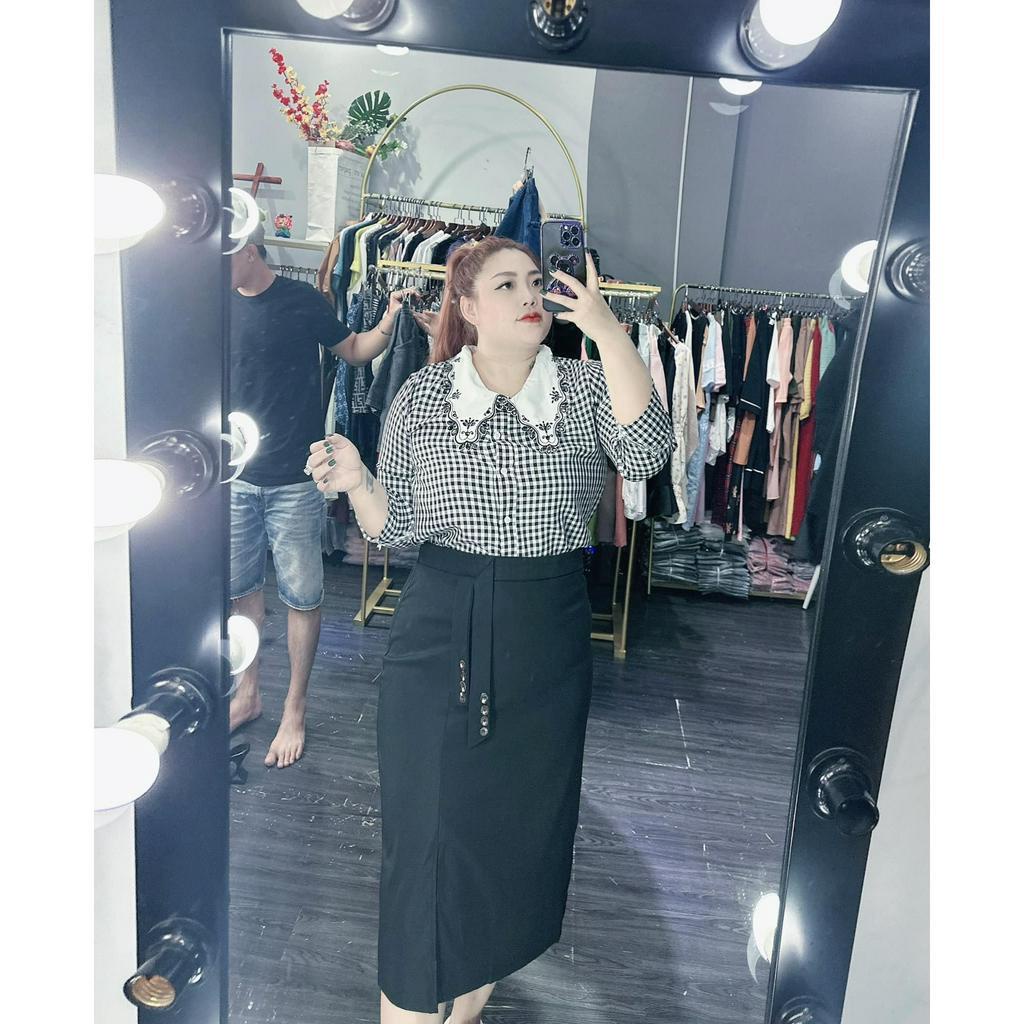 CHÂN VÁY DÀI 8 nút