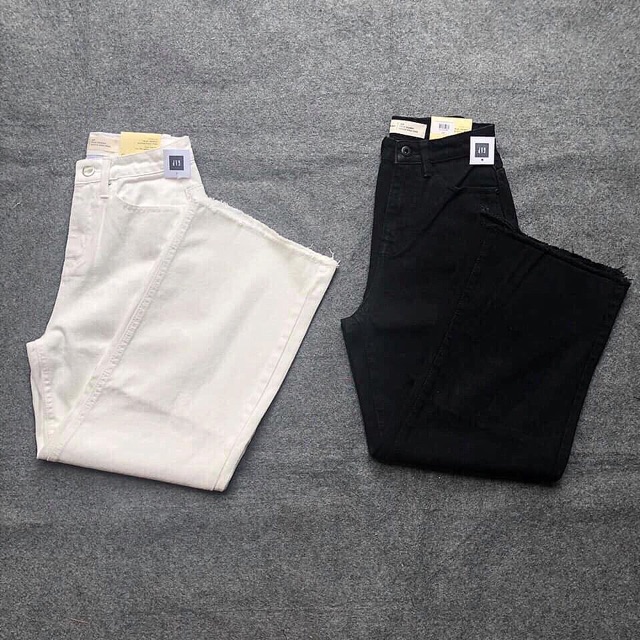 Quần culottes đen/trắng