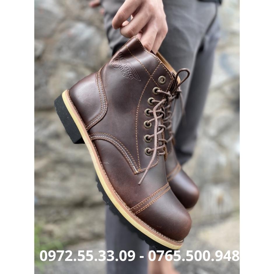Boot Nam Da Bò Hiện Đại Mã D11 Chelsea Boots Cổ Cao Dạo Phố Mẫu Mới