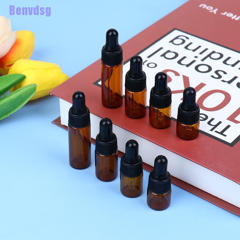 Bộ 10 Lọ Thủy Tinh Đựng Thực Phẩm Dung Tích 1ml 2ml 3ml 5ml Tiện Dụng
