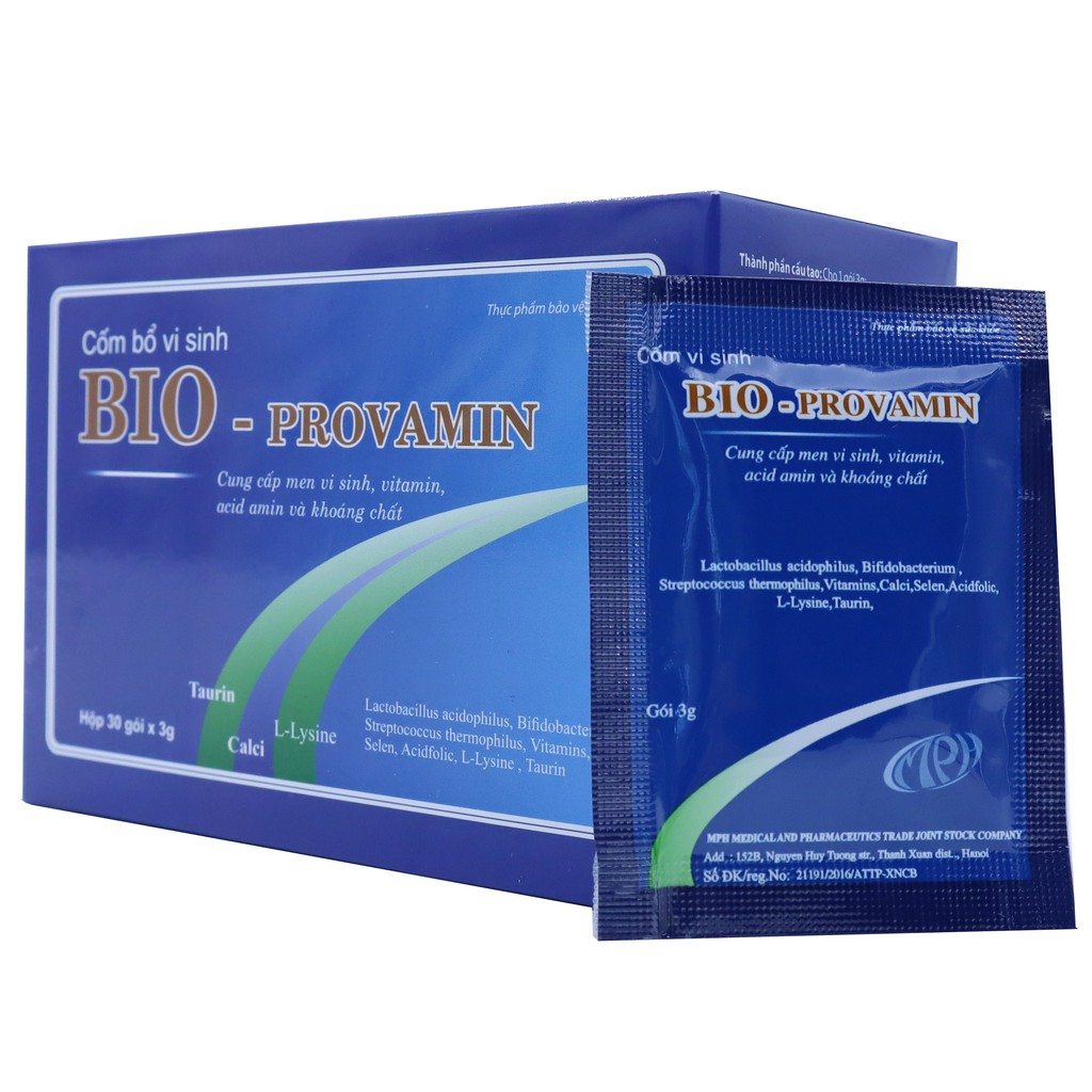 Men vi sinh cho bé Bio provamin - Bổ sung 300 triệu lợi khuẩn giúp Cải thiện hệ vi sinh đường ruột