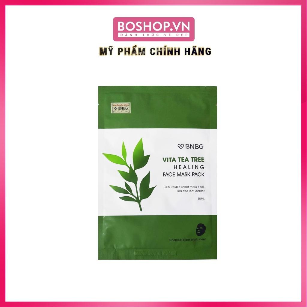 Mặt Nạ Tràm Trà BNBG Thải Độc, Giảm Mụn Vita Tea Tree Healing Face Mask Pack  30ml