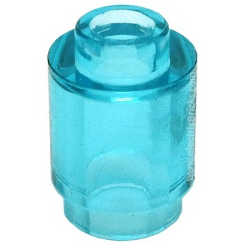 LEGO Gạch Trụ Tròn 1x1 Xanh Ngọc Xuyên Sáng ID 4183544 30068