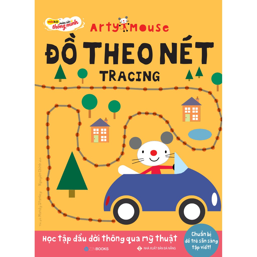 SÁCH -  ĐỒ THEO NÉT (ARTY MOUSE) - Học tập đầu đời thông qua mỹ thuật | BigBuy360 - bigbuy360.vn