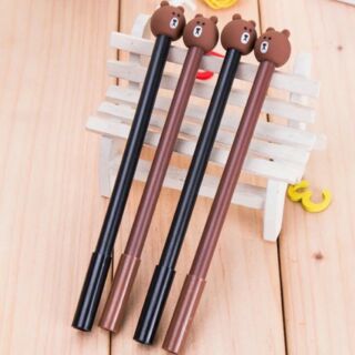 Bút bi hình gấu brown