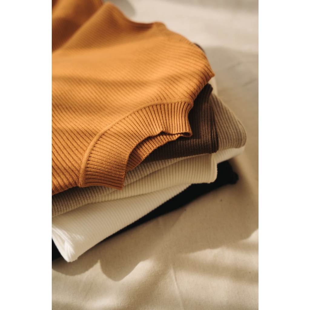 [Mã 2611THTRANG100K hoàn 10% xu đơn 99K] Áo len tăm picked dài tay nữ MADELEN dáng ôm cổ 5F nhiều màu | BigBuy360 - bigbuy360.vn