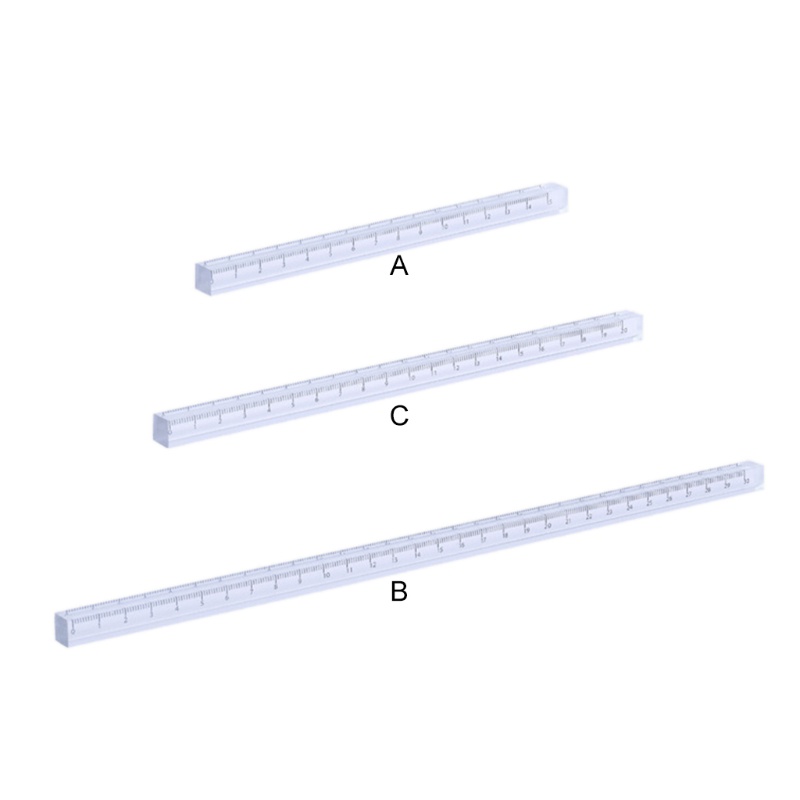 Thước Nhựa Học Toán Chính Xác 30cm Dành Cho Học Sinh
