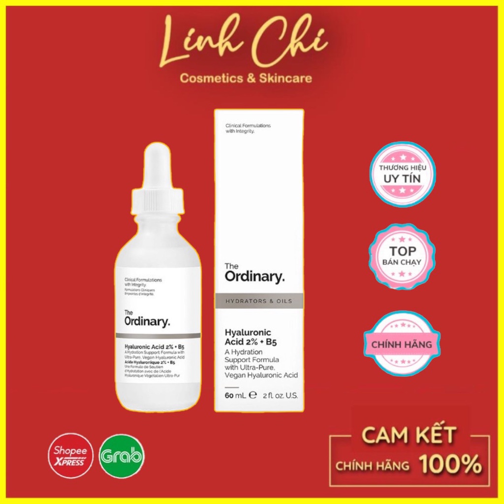 Serum The Ordinary - Hyaluronic Acid 2% + B5 Cấp Nước Dưỡng Ẩm