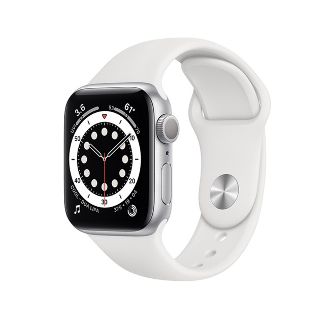 Đồng hồ thông minh Apple Watch Series 6 40mm 44mm (GPS) viền nhôm xám - Dây cao su