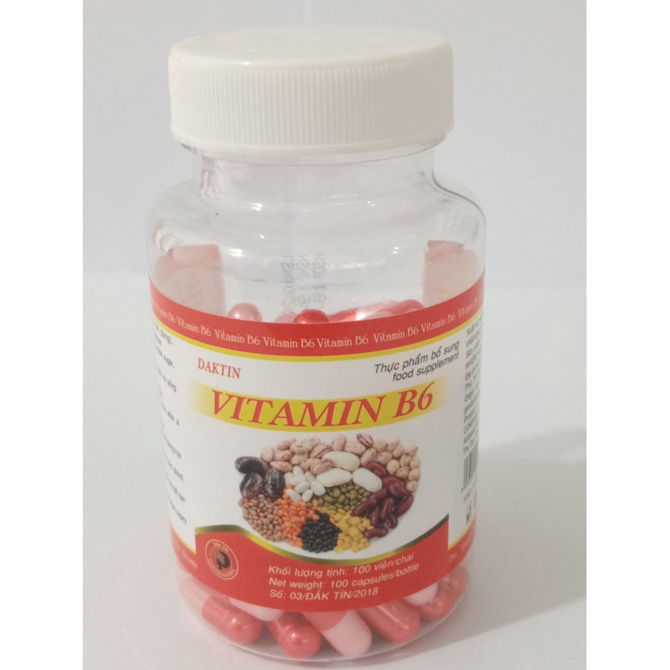 VITAMIN B 6 Chai 100 viên