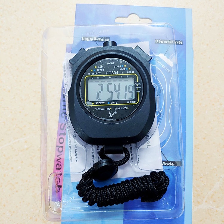 Đồng hồ bấm giây PC-894 ⚡ Đồng hồ thể thao giá rẻ - Bộ nhớ 1 LAP