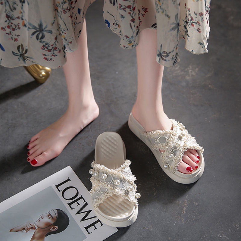 Dép Sandal Đế Mềm Dày Thời Trang Mùa Hè Dành Cho Nữ