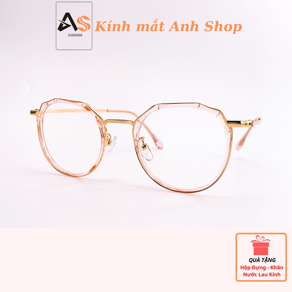 Gọng kính mắt tròn chất liệu kim loại bền bỉ kiểu dáng độc đáo 8854