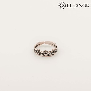 Nhẫn Bạc Eleanor Vương Miện Retro Lớn + Tặng Khăn Lau Bạc Cao Cấp - SP001627