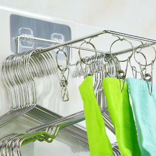 Móc Chùm INOX Dán Tường Phơi Tất, phơi khăn