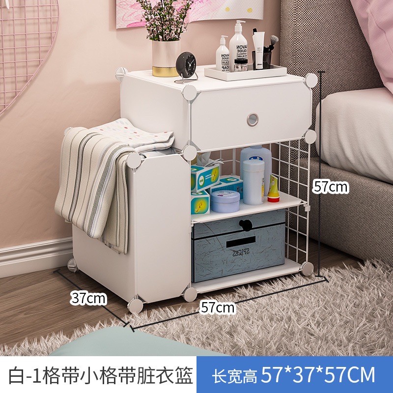 TỦ KỆ LƯỚI ĐẦU GIƯỜNG ĐA NĂNG SIÊU TIỆN ÍCH MÀU TRẮNG sâu 37cm