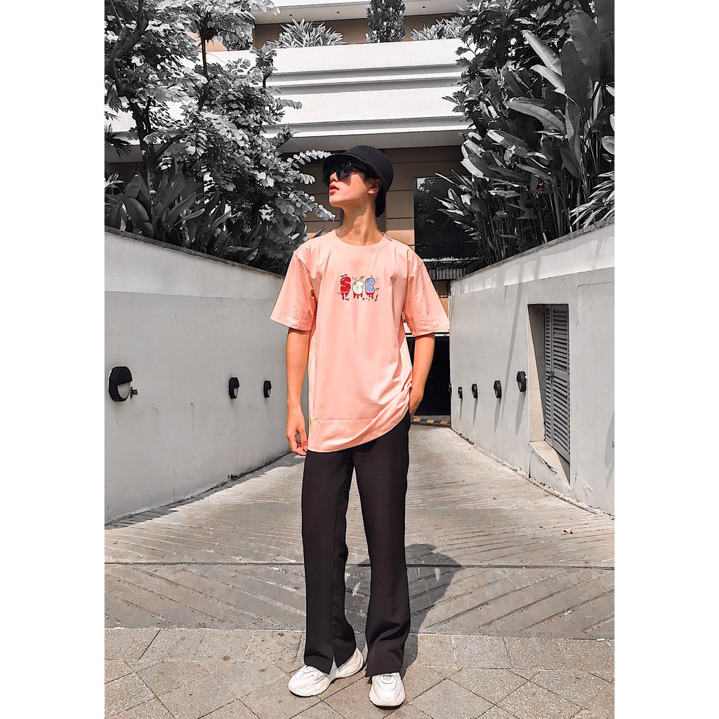 Áo Phông Form Rộng CanDy Nam Nữ Unisex Co Giản Dáng Tay Lỡ