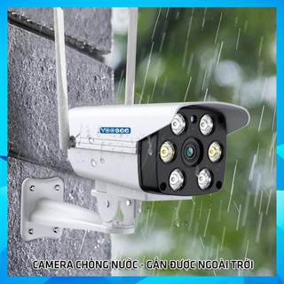 Camera wifi giám sát ngoài trời Yoosee, camera giám sát với 6 đèn led Full HD - hồng ngoại quay đêm